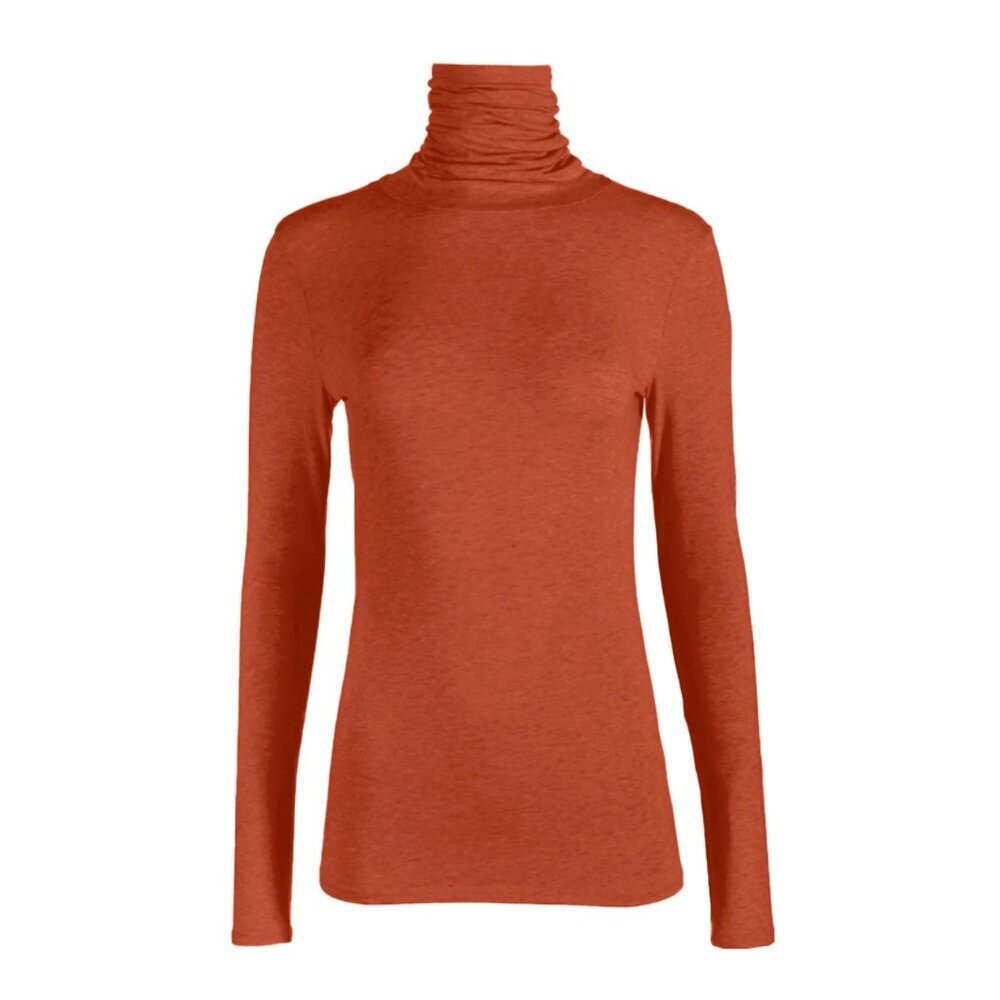 Peruvian Connection Paprika Extreme T-Neck Sweater Size Small 23144